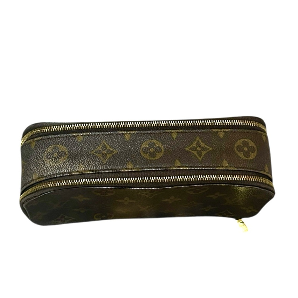 Louis Vuitton Monogram Trousse Brush LV Canvas Logo PM Travel Cosmetic Case Bag - Picture 8 of 15